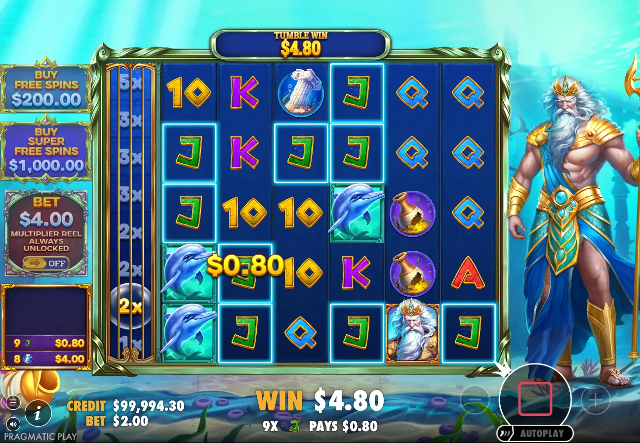 Waves of Poseidon Slot